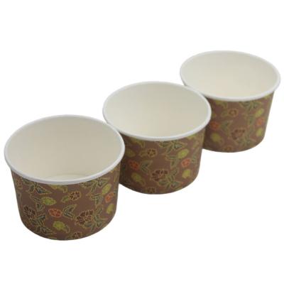 China Custom Disposable Disposable Take Out 32oz 140mm Paper Food Container Paper Cup For Salad Soup Ice Cream for sale