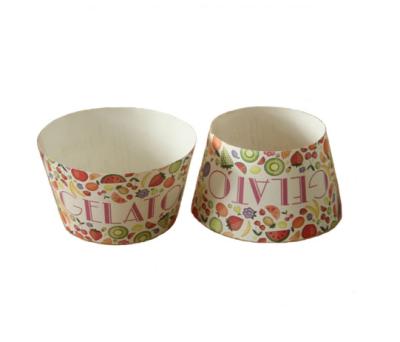 China Disposable disposable paper cone holder, paper cone cups for ice cream for sale