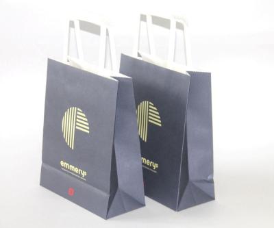 China Recyclable Custom Kraft Paper Shopping Bag for sale