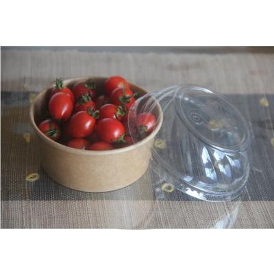 China Disposable Paper Bowl Packing Salad Soup Fruit Food Container Disposable Paper Bowl For Take Out for sale