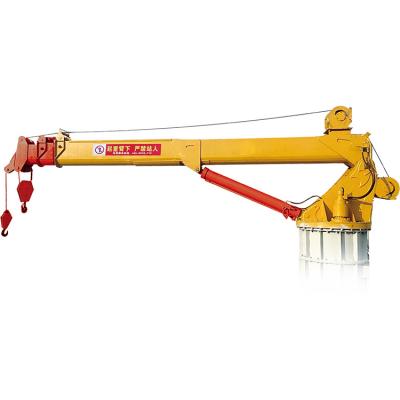 China The Other Large Marine Ship Used Deck Crane Standard Direct Wholesale Marine Jib Crane for sale