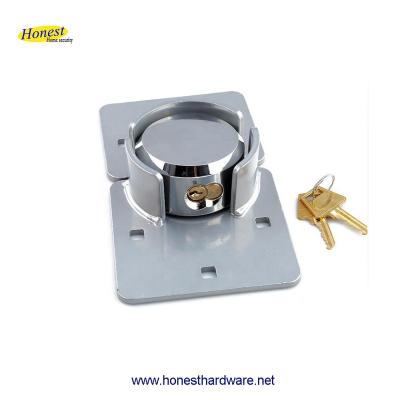 China 45# steel hot -selling silver steel round hockey lock steel lock for sale