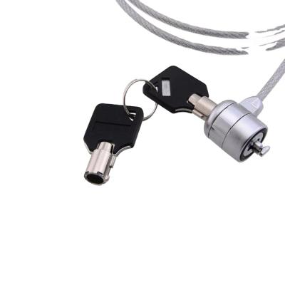 China Laptop PC factory price laptop cable lock with laptop key lock for sale