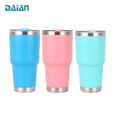 China 30 oz Stainless Steel Double Tumbler BPA Free Vacuum Insulated Travel Cup Mug for sale