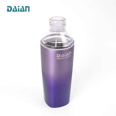 China Double wall. Works as Tumbler New Arrival 2 in 1 High Design Stainless Steel Ball Cocktail Shaker Luxury Tumbler for sale