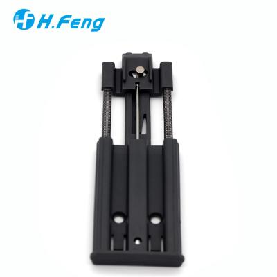 China Iron+plastic Furniture Hardware Fittings Hydraulic Drawer Slide Soft Narrow Gas Spring for sale