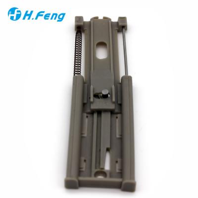 China Hydraulic Structure Drawer Accessories Soft Close Ball Bearing Drawer Slide L45mm for sale