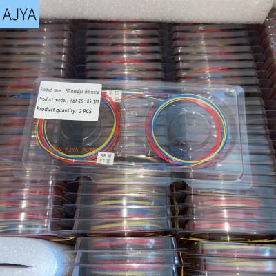 China 10/90 20/80 30/70 40/60 50/50 Different Types 1x2 0.9mm Coupler Unbalanced Fiber Optic FBT Splitter, Without Connectors AJYA-FBT for sale