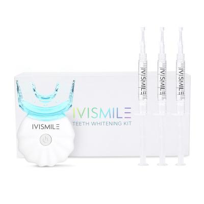 China IVISMILE 100% Food Grade Silicone Customized Packaging And LOGO Gel Mini Light Teeth Whitening Led Kit for sale