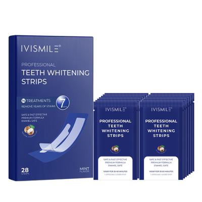 China CPSR Non Sensitive Wholesale 14 Flavor Advanced Mint Pouches Non Peroxide Teeth Whitening Strips for sale