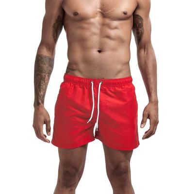 China 2020 Custom Breathable Mens Beach Swimwear Shorts Polyester Quick Dry Sports Three Point Shorts Men for sale