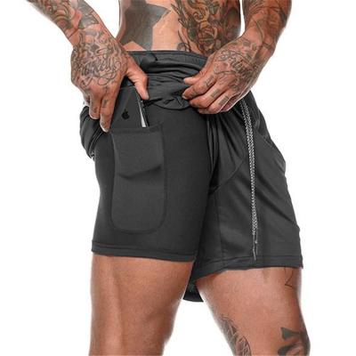 China Wholesale Quick-drying Running Shorts Mens Anti-Wrinkle Shorts Double Drawstring Breathable Men Shorts for sale