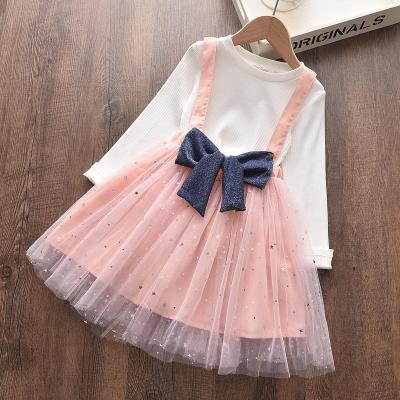 China New promotional fashion kids girls kids clothes summer sets long sleeve tops long skirt clothes for kids 2021 for sale