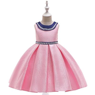 China Anti-wrinkle manufactures direct fashion casual dress O-neck baby girl tutu sale fancy girls dresses for weddings for sale