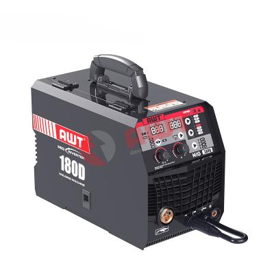 China PORTABLE MIG 180D Digital Display High Efficiency Welding Machine Multi-Function Double Alpha Welders for sale