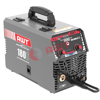 China PORTABLE MIG66-180 AWT Brand SPRING GAS SHIELD MIG GAS MIG SHIELD High Quality Digital Intelligent Welder Home Use Inverter Welder Muttahida Majlis-e-Amal Welding Machine Home Use Inverter Welder for sale