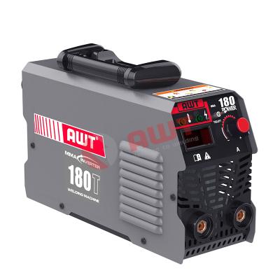 China MMA66-180 Welding Machine MMA66-180 High Quality Portable Arc Welder AWT Brand Home Use Digital Smart Inverter Welder for sale