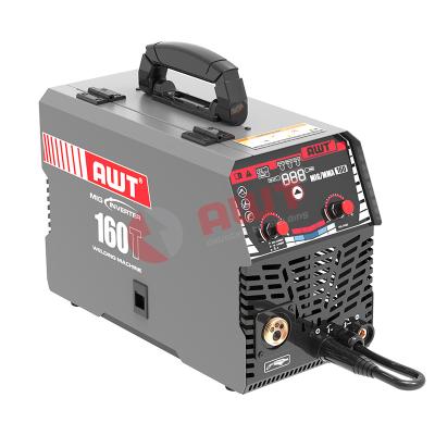 China MIG66-160 Welding machine MIG66-160 arc welder AWT brand home use portable digital intelligent inverter welder for sale