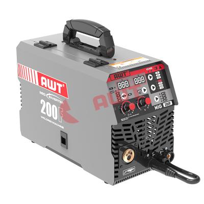 China MIG66-200 Welding Machine Digital Display Arc Welder AWT Brand Home Use Inverter High Quality Portable Smart Welder Dual for sale