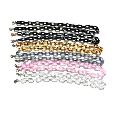 China Unbreakable Resin Eyewear Accessories Glass Chains Holder Accessories Strings For Glass Designer Flat Eyewear String Chains for sale