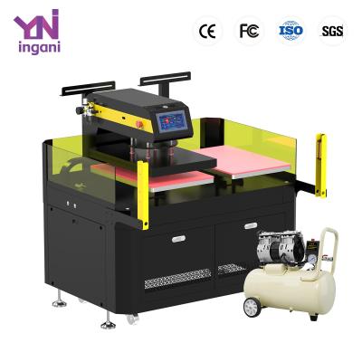 China Large Automatic DTF Transfer Film Heat Press Machine With Infrared Positioning Guidance for sale