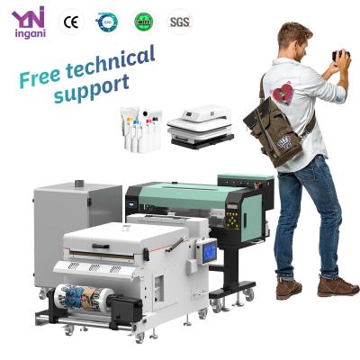 China A4 DTF EPSON I1600*2 Impresión de camisetas con doble cabeza con máquina de batido de polvo en venta