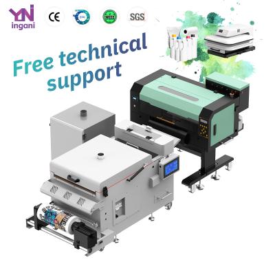 中国 30cm DTF EPSON I1600*2 Dual Head T-Shirt Printing With Powder Shaker Machine 販売のため