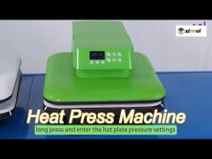 fully automatic t-shirt heat transfer pattern heat press machine