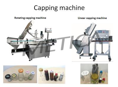 China Automatic Rotary Type Automatic Glass Bottle Sealing And Capping Machine 2000bph for sale