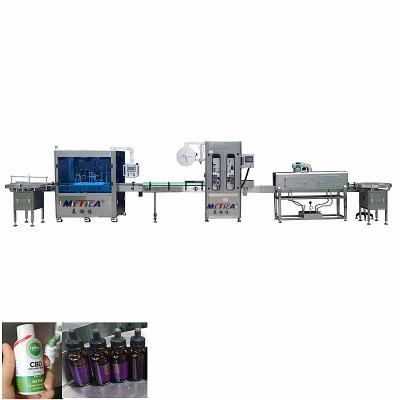 Chine Machine de remplissage de bouteilles en verre de mise en bouteilles liquide orale et de machine à étiquettes 0.6-0.8Mpa à vendre