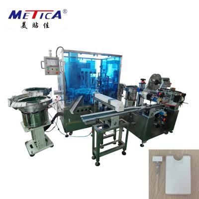 Cina linea del materiale da otturazione di 220V 2kw Monoblock e del materiale da otturazione del prodotto disinfettante della mano della tappatrice in vendita