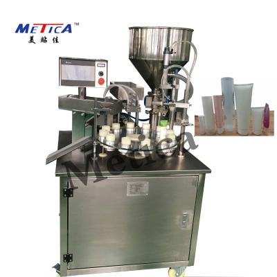 Cina Materiale da otturazione automatico del dentifricio in pasta dei semi e volume di sigillatura del saltatore della macchina 25BPM 40L in vendita