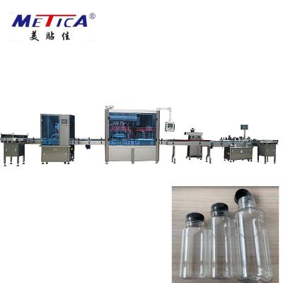 China Longitud de 2000-3000BPH Juice Filling And Capping Machine 8Merers en venta