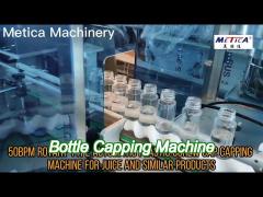 Multifunctional Pet Bottle Capping Machine , Rotary Capper Machine 3000-4000Bph