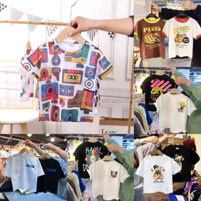 China New Cotton Tablets Children's Casual Factory Direct Sales Short Sleeve T-shirt Wholesale for sale