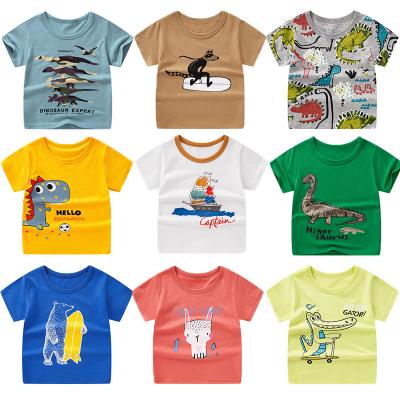 China Wholesale 2022 summer all-match casual children's clothing cotton short sleeve t-shirt tablets for sale