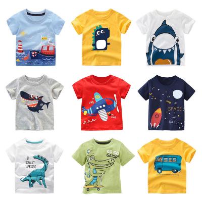 China 2022 summer new Korean children's clothing short sleeve cotton cute children's cartoon t-shirt tablets for sale