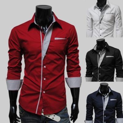 China Wholesale quality new low price anti-pilling cotton shirt autumn long sleeve men's T-shirt personality men's T-shirt for sale