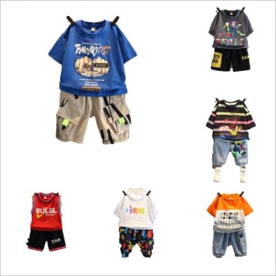 China Normcore / Two Piece Summer Minimalist Outdoor Leisure Cotton High Quality Children's Wear Sets for sale