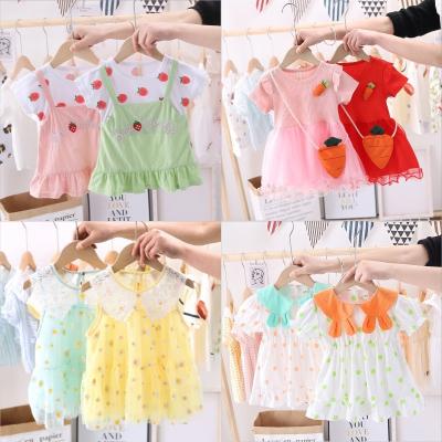 China 2021 new Anti-wrinkle border princess European and American children's dress for girls for sale