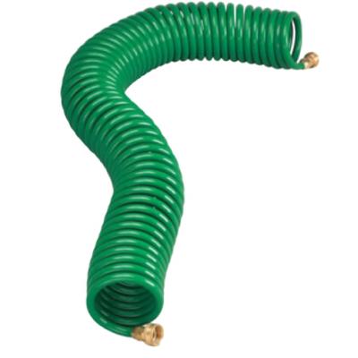 China Soft Handle EVA Coil Hose with Connector and Spray Nozzle for sale