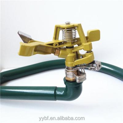 China Garden Irrigation Metal Garden Water Spinning Sprinkler With Metal Hose Bottom for sale