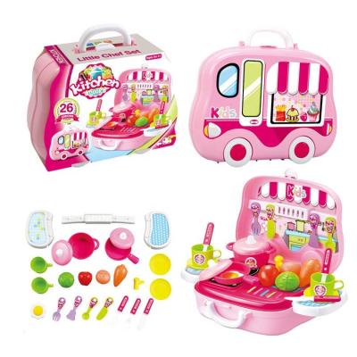 China Study Pretend Toy New Design Children Pretend Role Play Kitchen Tableware Set Toys For Children Bag Tag Weight Dress Cosplay Bag Packing Police Toy Party for sale