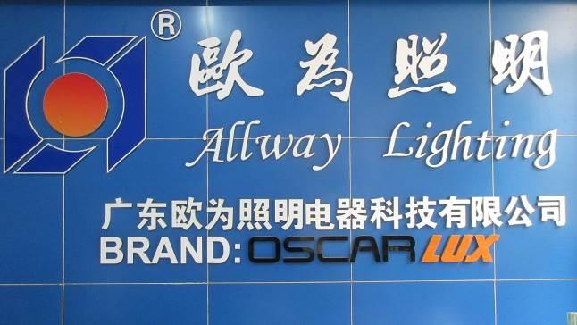 Verifizierter China-Lieferant - Guangdong Allway Lighting Co., Ltd.