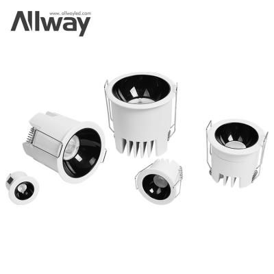 China Newest Modern Allway Mini Small Lighting 50mm Cut Decorative Recessed Celling Down Light Indoor LED Spot Downlight à venda