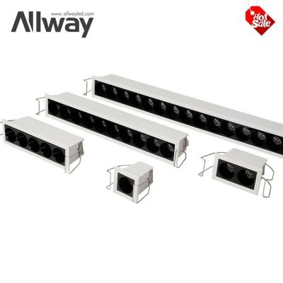 China Modern High Quality Long Lifespan Recessed Office Building 2W 4W 10W 20W 30W Indoor Linear LED Grill Light à venda