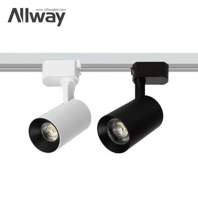 China Modern Manufacturer Angle Adjustable Aluminum Iron Railway Track Lighting System COB 20W Led Track Spot Light zu verkaufen