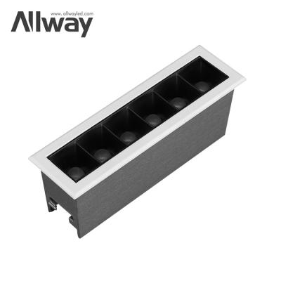 China Manufacturer Low Price Recessed Office School Modern Hospital 8Watt LED Linear Downlight for sale