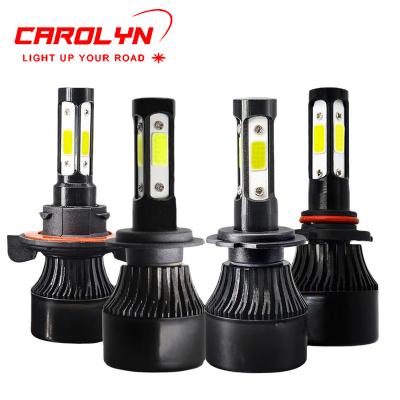 China factory wholesale Super Bright X7 4 Sides Universal 360 H4 LED Headlight Lights H11 LED Car Headlight Bulbs H7 LED Light 9005 hb3 9006 for sale