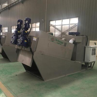 China Sewage Treatment Proton Wira Mud Press Machine Dewatering Screw Press for sale